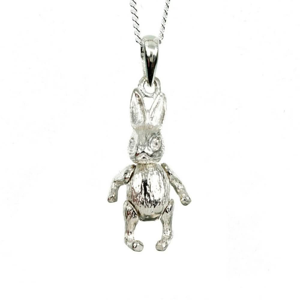 Elegant Rabbit Pendant Necklace - Sterling Silver Jewelry for Women - Perfect Gift for Birthday, Anniversary & Valentine's Day - Ideal for Everyday Wear & Special Occasions