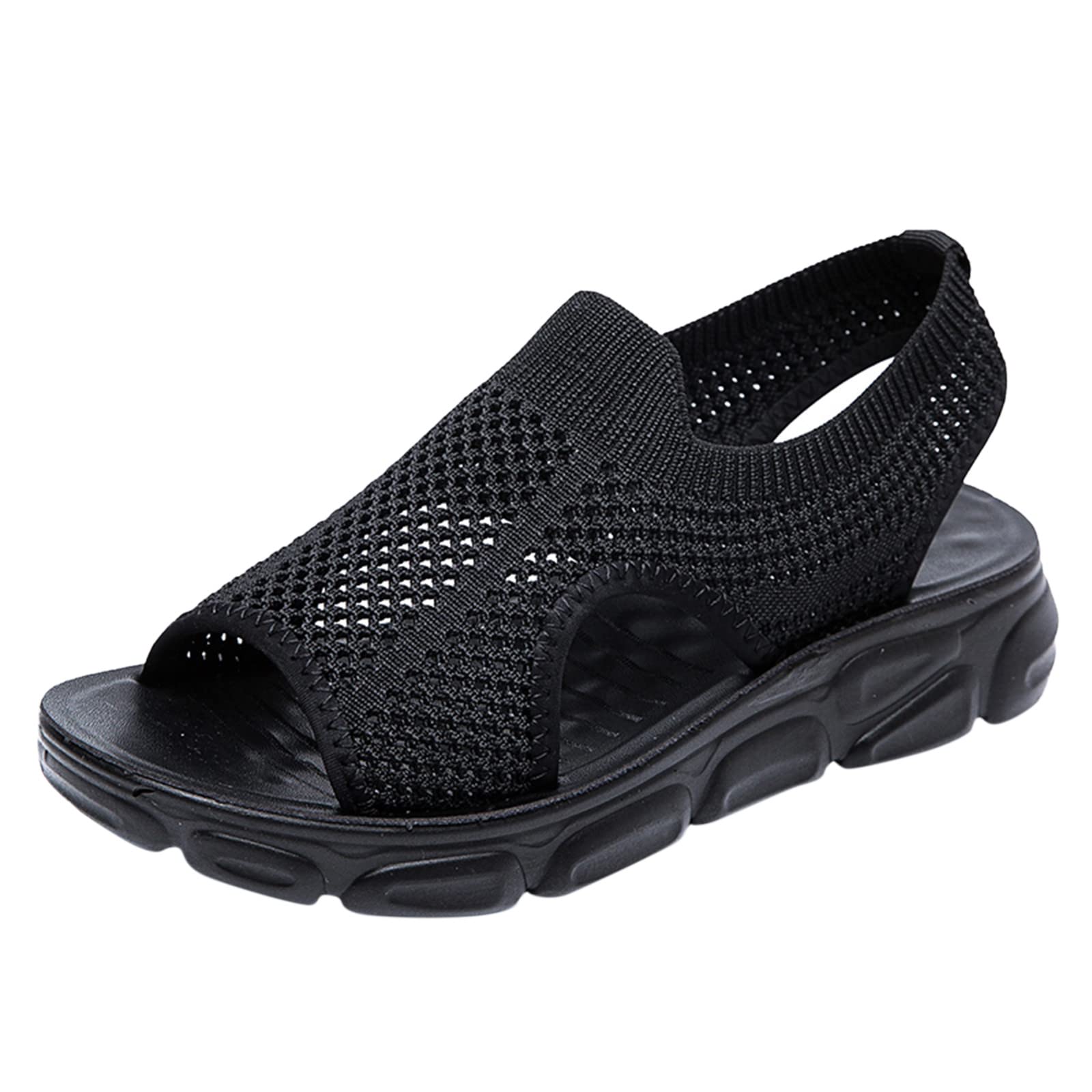 **Women's Arch Support Sandals - Breathable Mesh Sport Flip Flops with Wedge Heel for Summer | Perfect for Walking, Travel & Outdoor Activities**