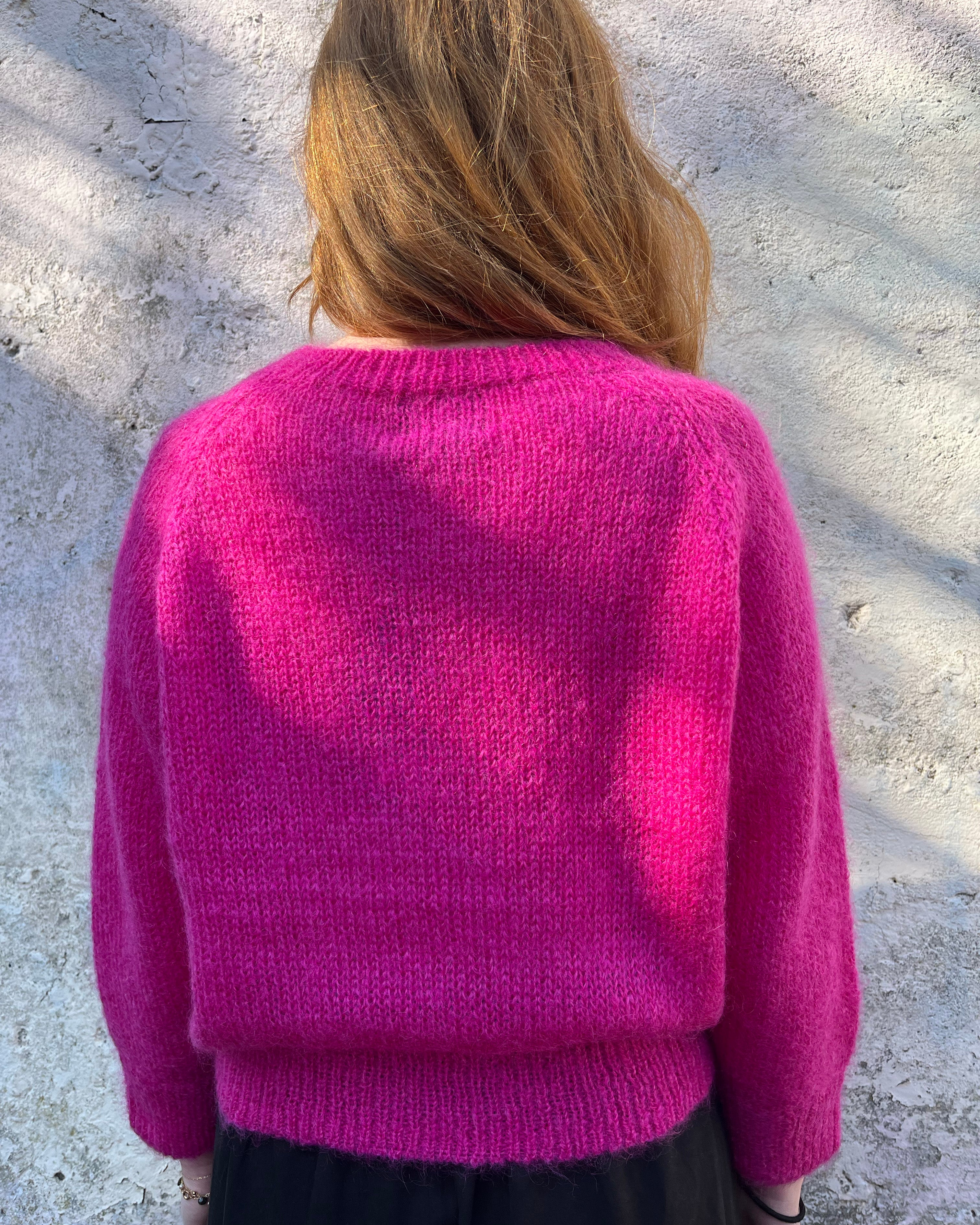 Stylish Lowie Fuchsia Mohair Jumper Sweater - Soft & Warm Women's Knitwear for Fall & Winter Fashion | Perfect for Office, Dates & Cozy Evenings