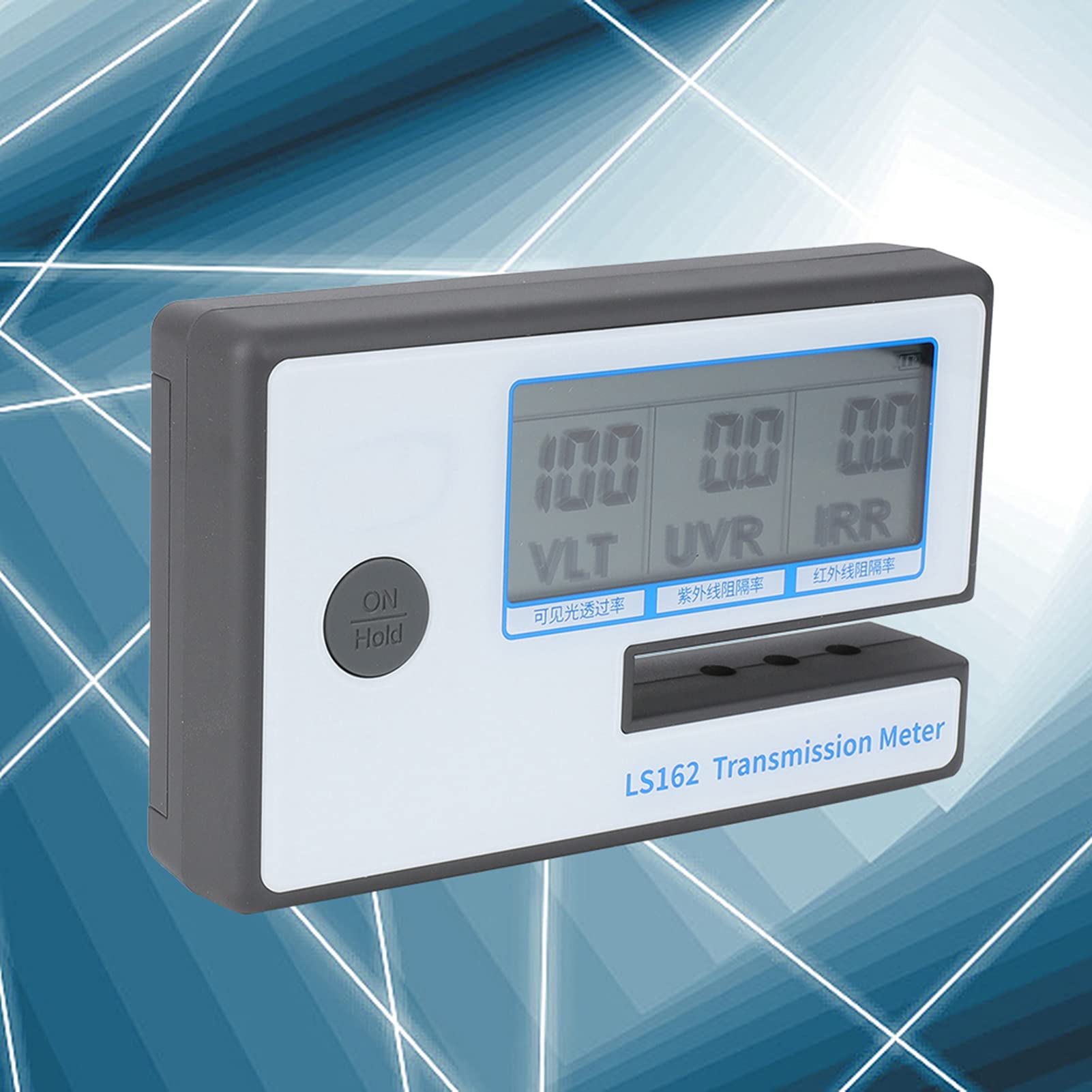 LS162 Digital Window Tint Meter - Solar Film Meter for VLT & IR Rejection Testing - Perfect for Auto, Home & Office Window Tint Measurement