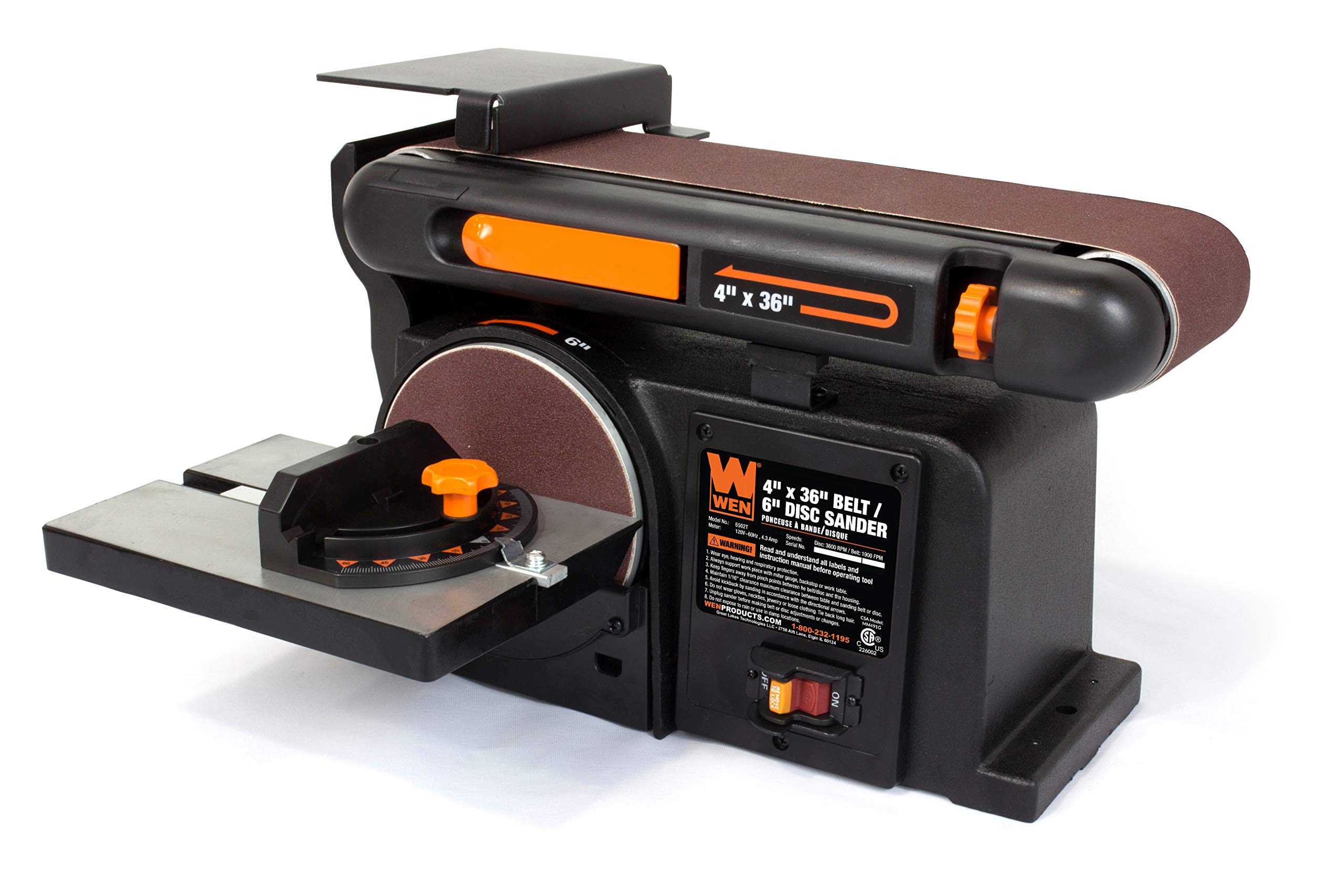 WEN 16-Inch Variable Speed Scroll Saw with Belt Disc Sander Combo - Perfect for Woodworking, DIY Projects & Crafting