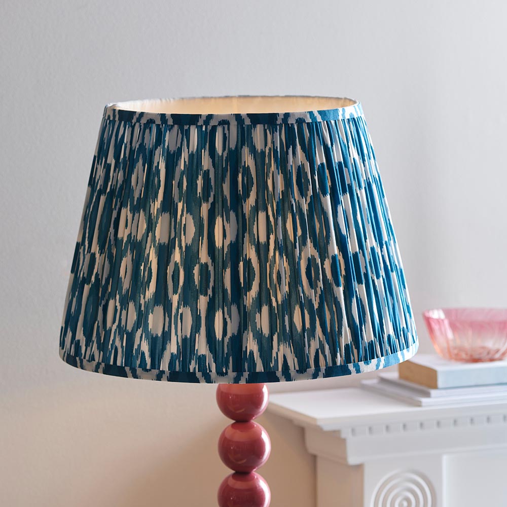 Auralis Ikat Floor Lamp with E27 Socket - Modern Handwoven Design for Living Room, Bedroom & Office Lighting