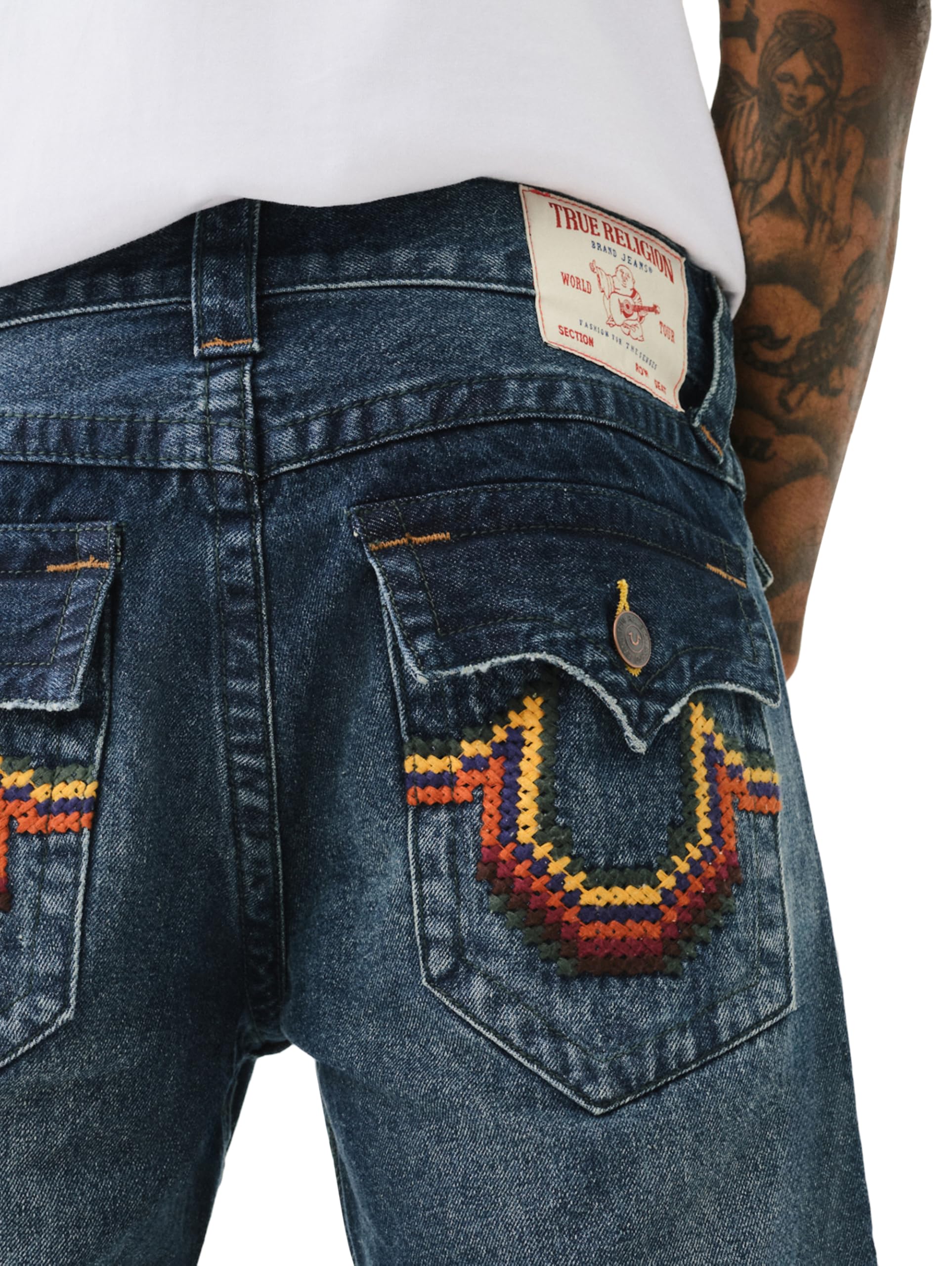 True Religion Men's Ricky SN Flap 1/2