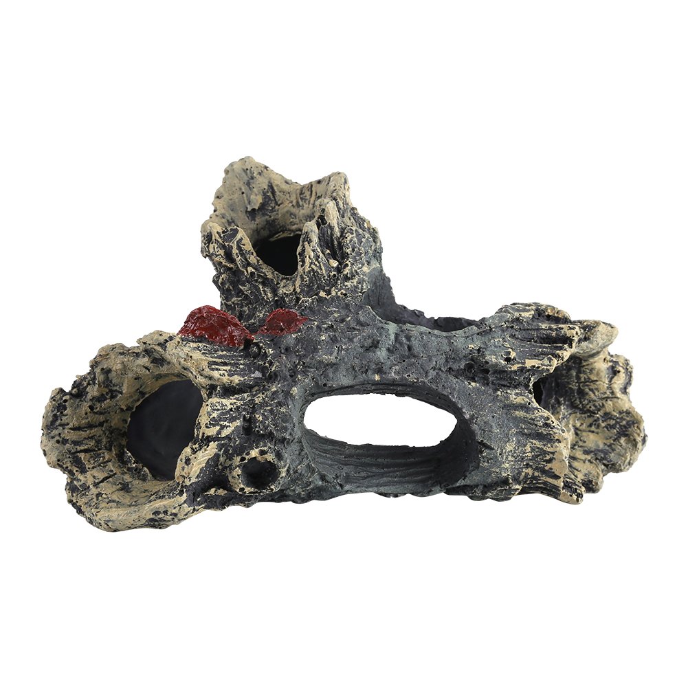Oumij Aquarium Decorations for Fish Tank - Underwater DIY Hide Cave & Habitat for Betta, Goldfish, Shrimp | Fish Tank Landscaping & Natural Decor for Home, Office, or Classroom Aquariums
