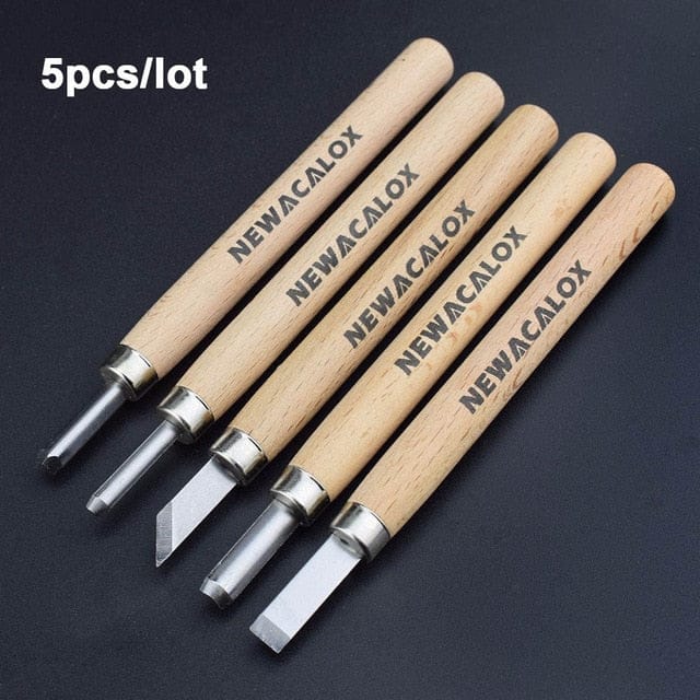 12-Piece Wood Carving Knife Set - DIY Pocket Knife, Scorper, Graver & Scalpel for Woodworking, Arts & Crafts | Perfect for Hobbyists & Professional Woodcutting Projects