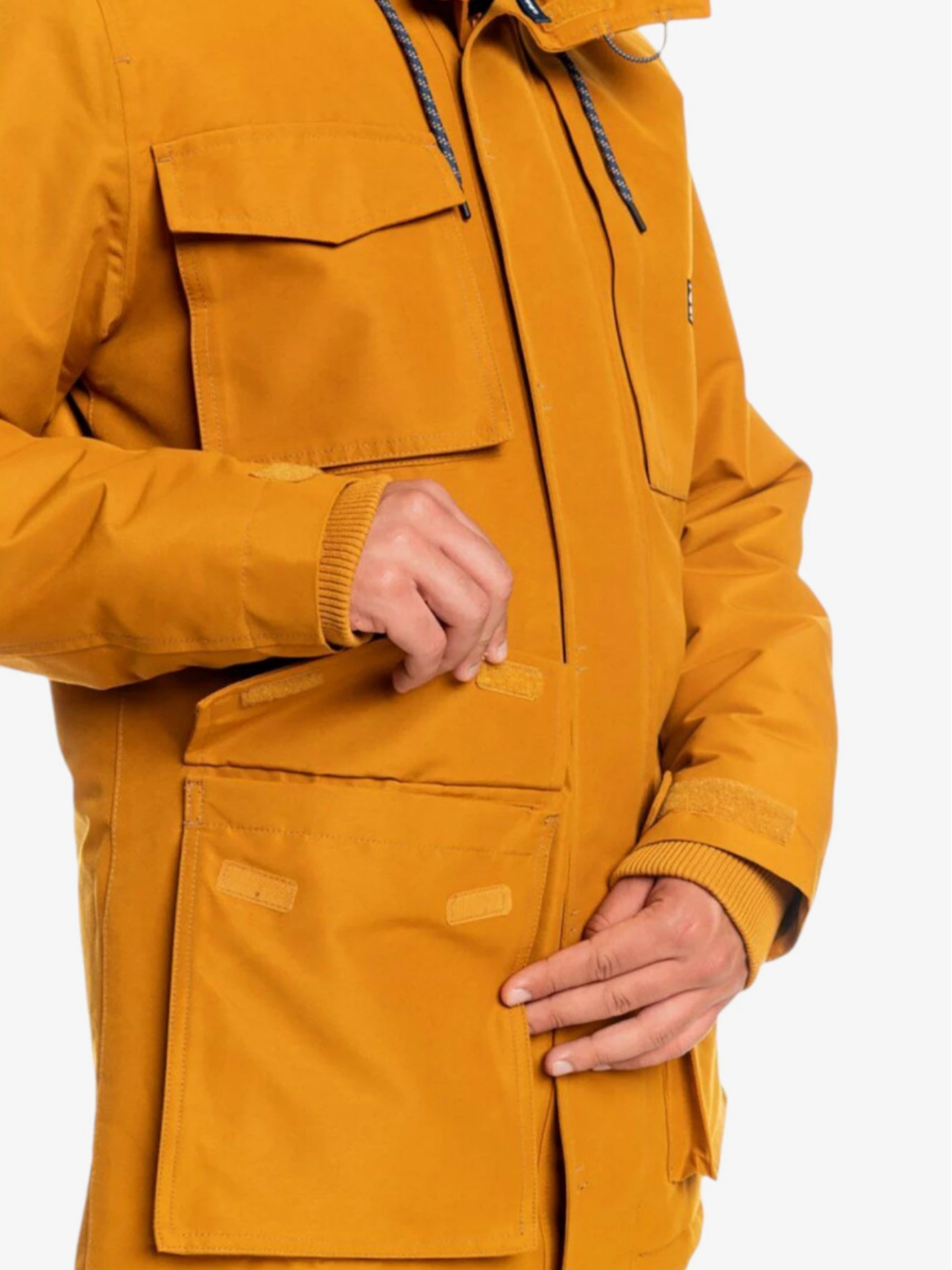 Quiksilver Ferris Brown Camper Parka Jacket - Waterproof, Windproof Outdoor Coat for Hiking, Camping & Winter Adventures