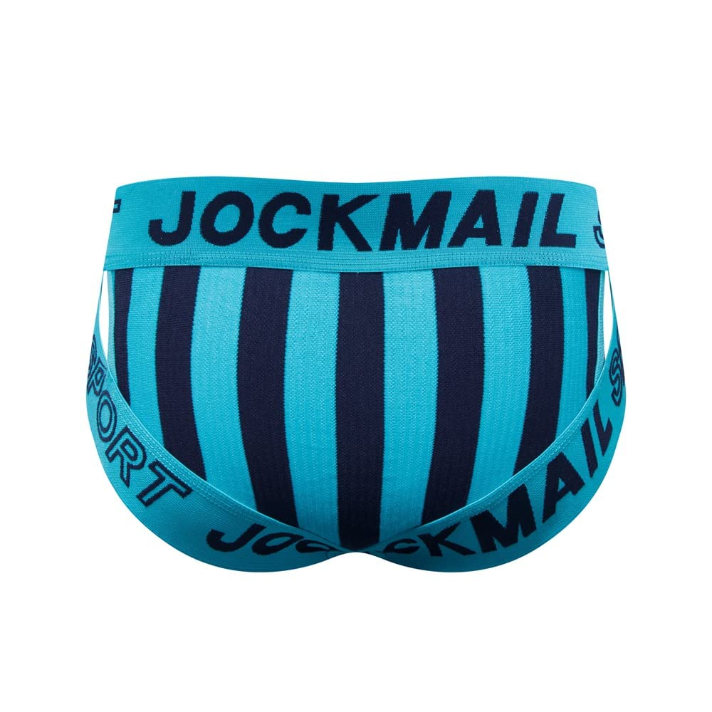 JOCKMAIL 4-Pack Men's Cotton Low Rise Briefs Underwear - Soft Breathable Comfort for Everyday Wear, Workout & Travel