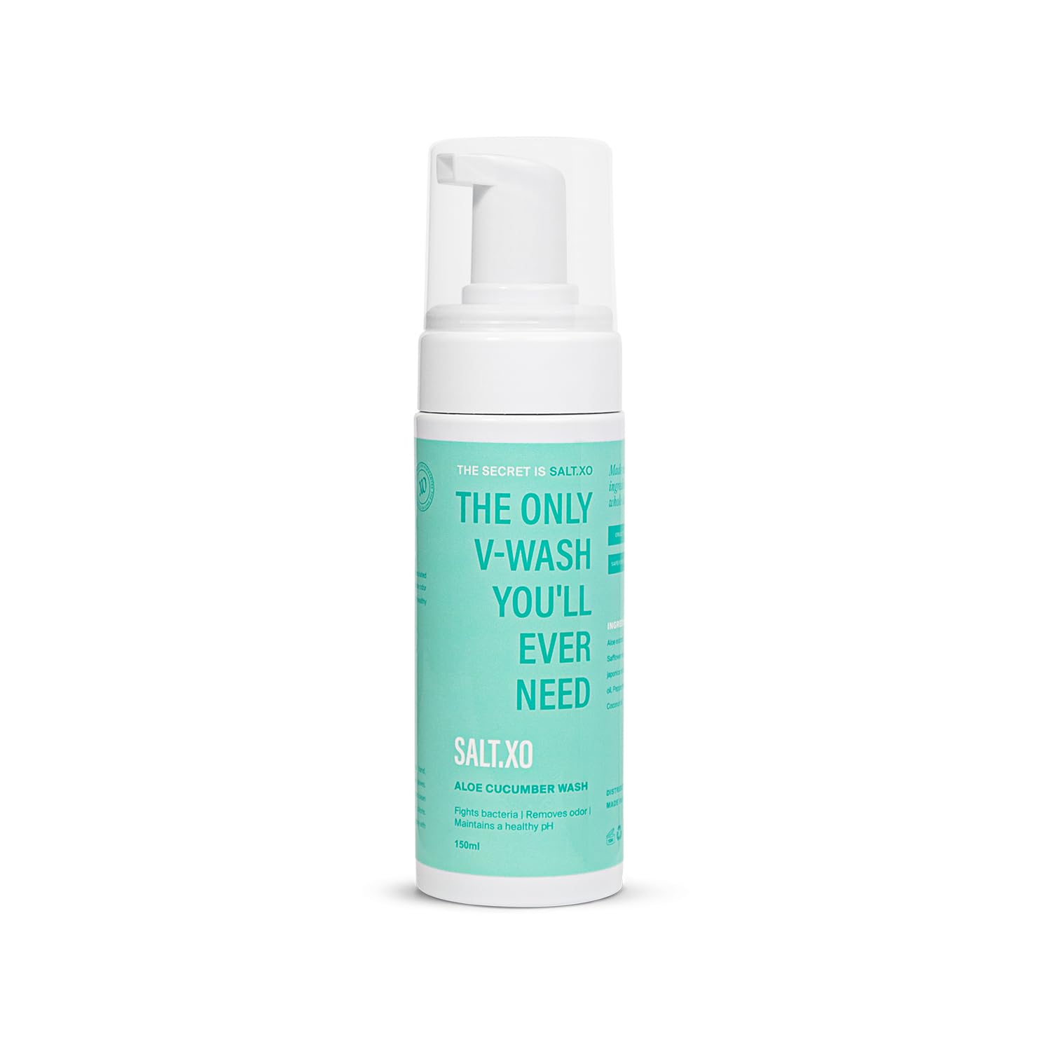 Foaming Yoni Wash for Women - pH Balanced Feminine Hygiene with Aloe & Cucumber | Soothing Intimate Care | Cruelty-Free, Paraben-Free V Wash (150ml) | Perfect for Daily Use & Post-Workout Freshness