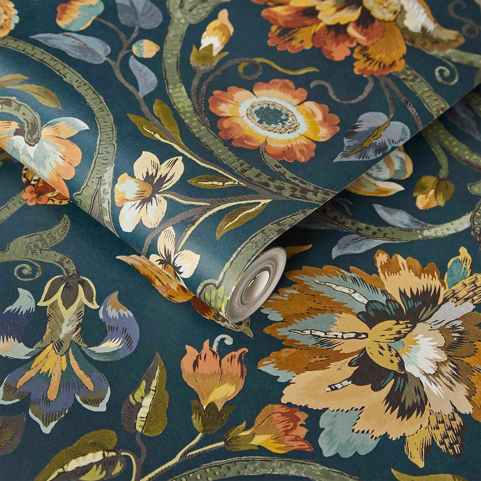 GAIA Midnight Wallpaper - Premium Self-Adhesive Peel and Stick Wallpaper for Bedroom, Living Room & Office Decor