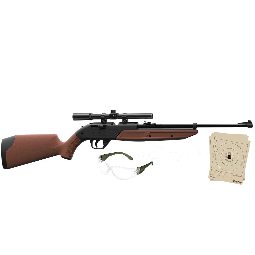 Crosman 760 Pumpmaster .177 Caliber BB Air Rifle Kit with Scope - Perfect for Target Shooting, Plinking & Backyard Practice