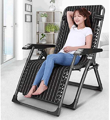 Portable Folding Lounge Chair for Camping, Beach, Office & Home - Adjustable Sun Lounger with Armrests - Perfect for Outdoor Relaxation, Napping, Lunch Breaks & Travel