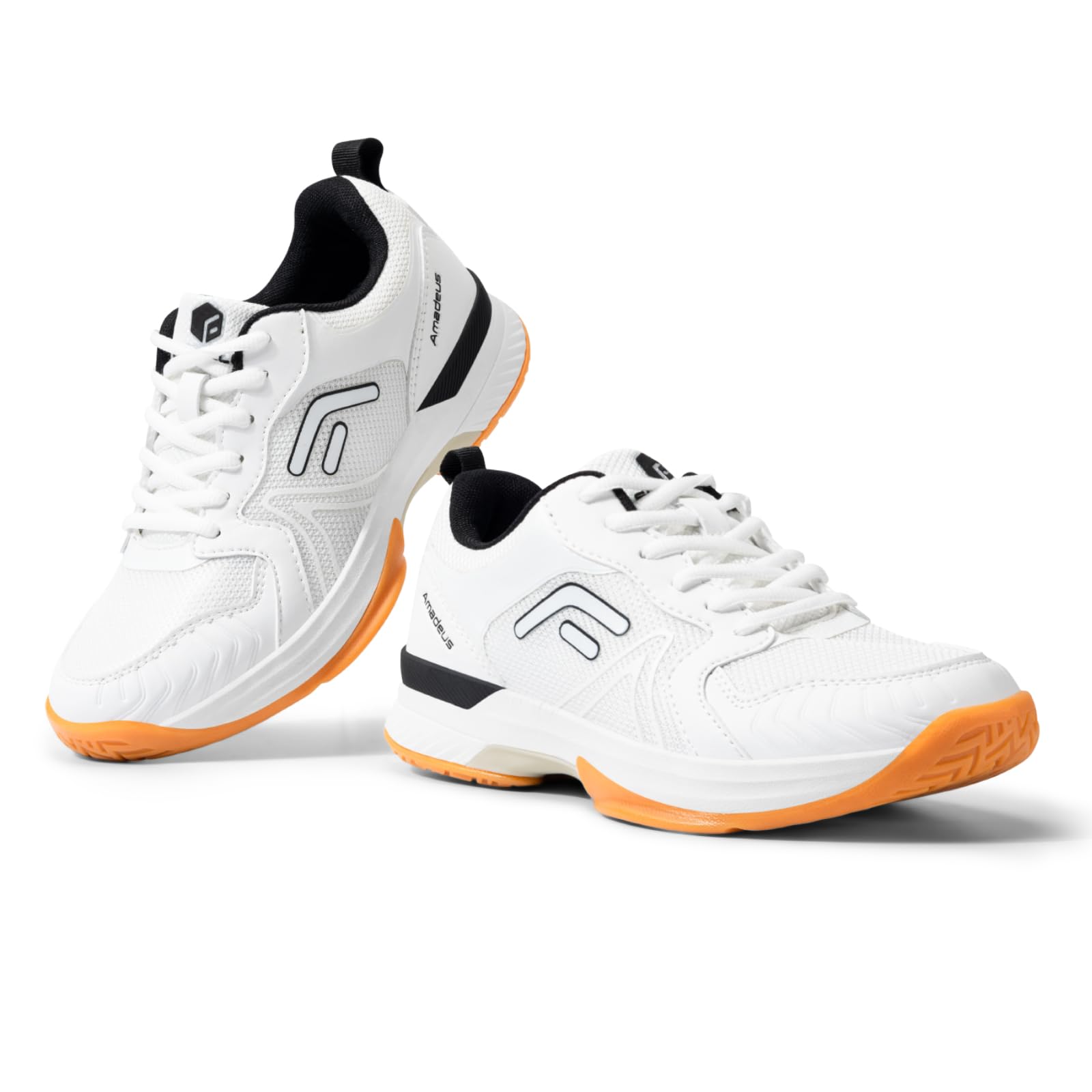 FitVille Women's Wide Pickleball Shoes - Lightweight Tennis Shoes with Arch Support & Breathable Wide Toe Box for Pickleball, Racketball, Badminton | Perfect for Court Sports & Casual Wear