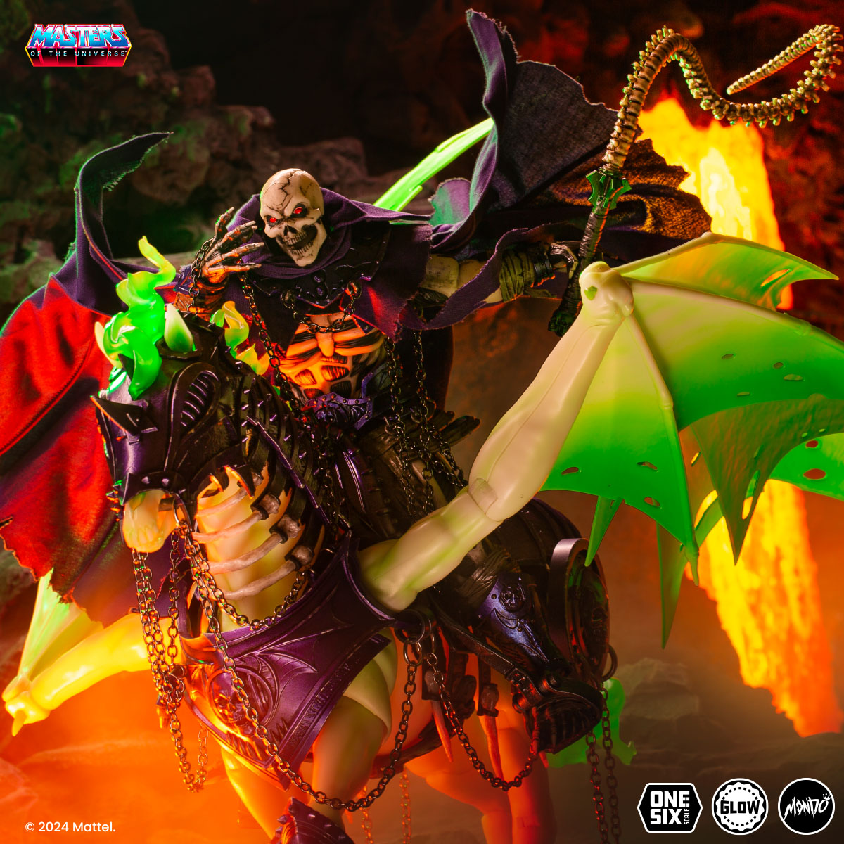 Masters of the Universe Scare Mare & Scare Glow Deluxe 1/6 Scale Action Figures Bundle - Limited Timed Edition - Perfect for Collectors and Display