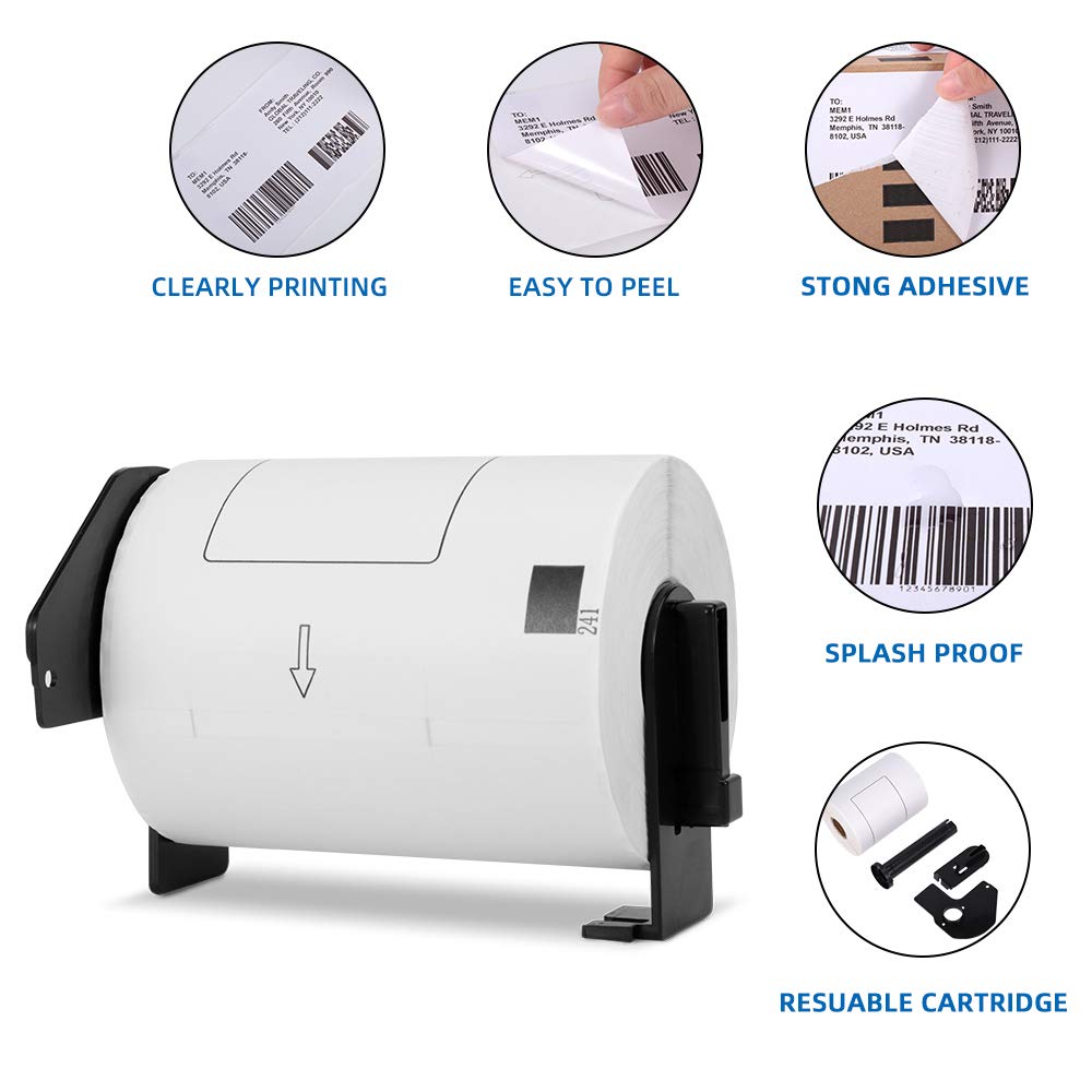 DK-1201 12 Rolls & DK-1241 4 Rolls Toilet Paper Bulk Pack - Soft & Strong Bath Tissue for Home, Office & Commercial Use