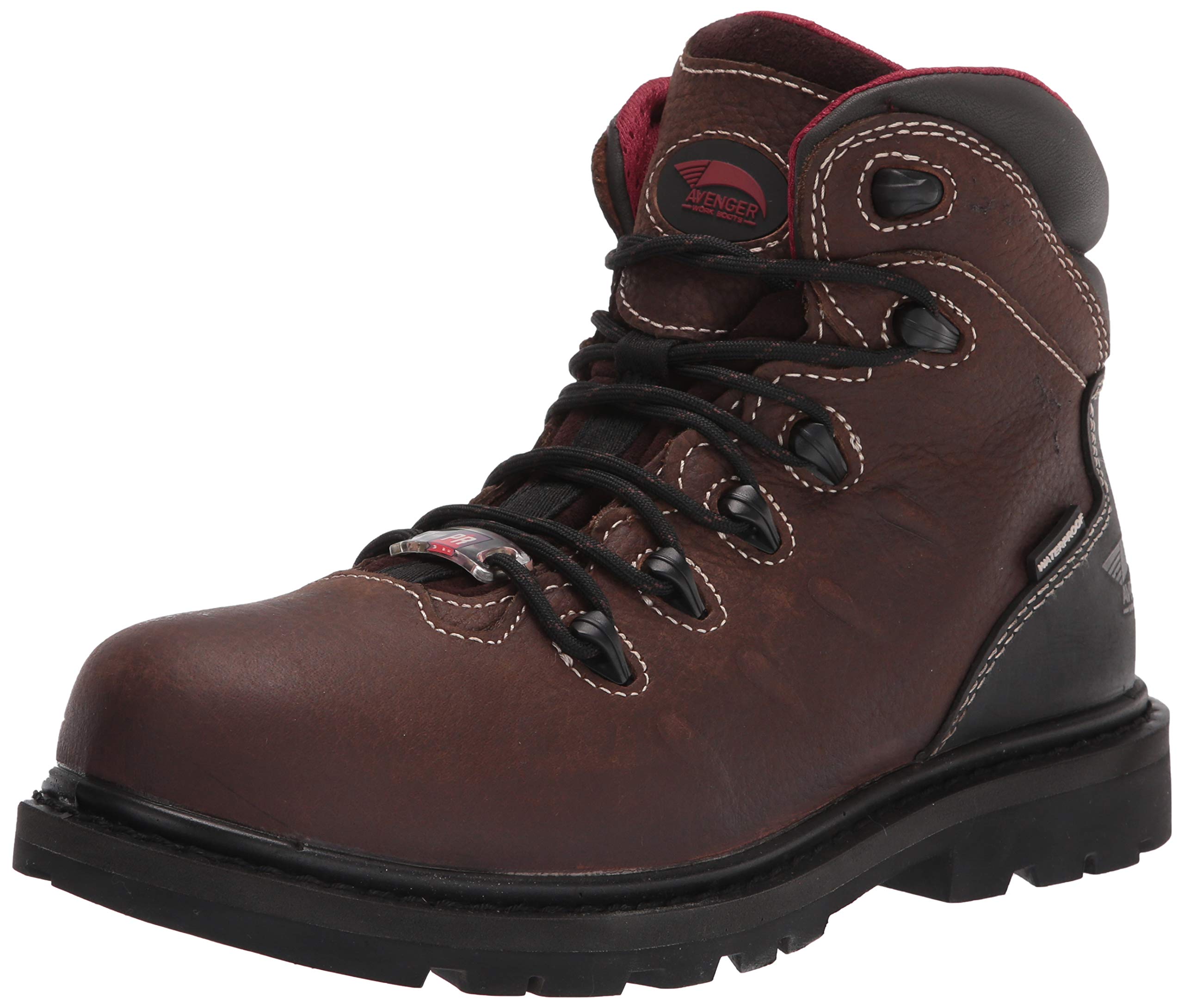 FSI FOOTWEAR SPECIALTIES INTERNATIONAL Men's Hammer Work Boot - Steel Toe Safety Shoes for Construction & Heavy Duty Work | Slip Resistant, Electrical Hazard Protection | Ideal for Builders, Contractors & Industrial Workers