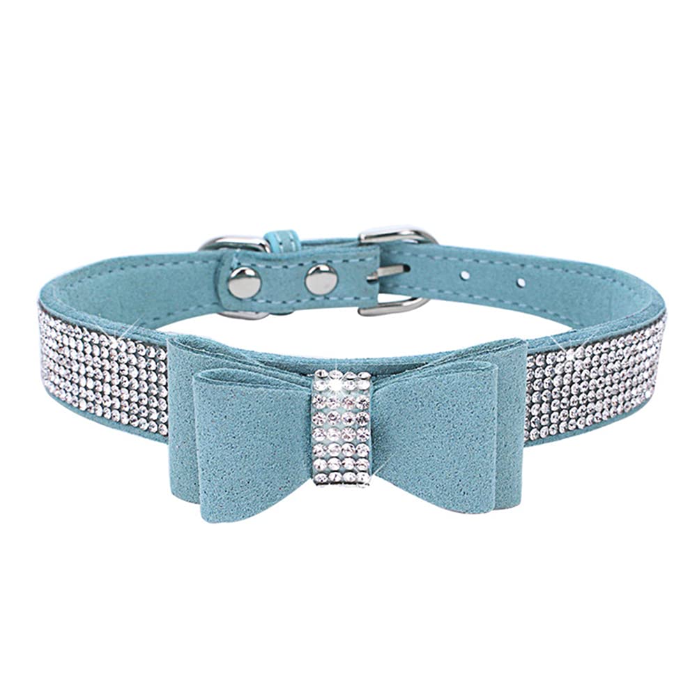 Sparkling Rhinestone Dog Collar & Leash Set - Crystal Diamond Pet Collar for Small & Medium Dogs | Stylish & Dazzling Accessory for Walks, Parties & Special Occasions