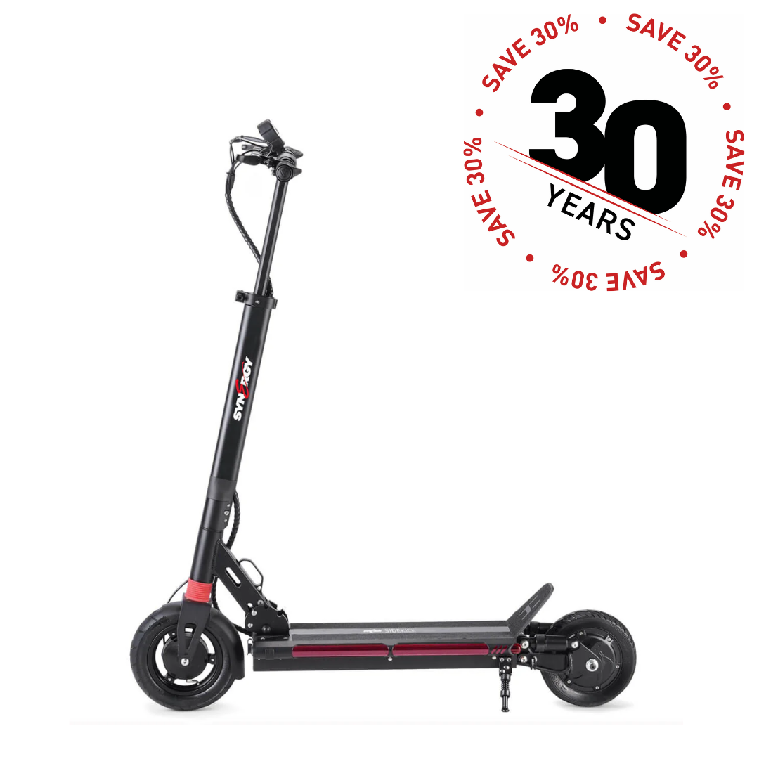 Synergy Sidekick Electric Scooter - Foldable Commuter E-Scooter with 350W Motor & 15.5MPH Speed - Perfect for Urban Commuting & Campus Travel