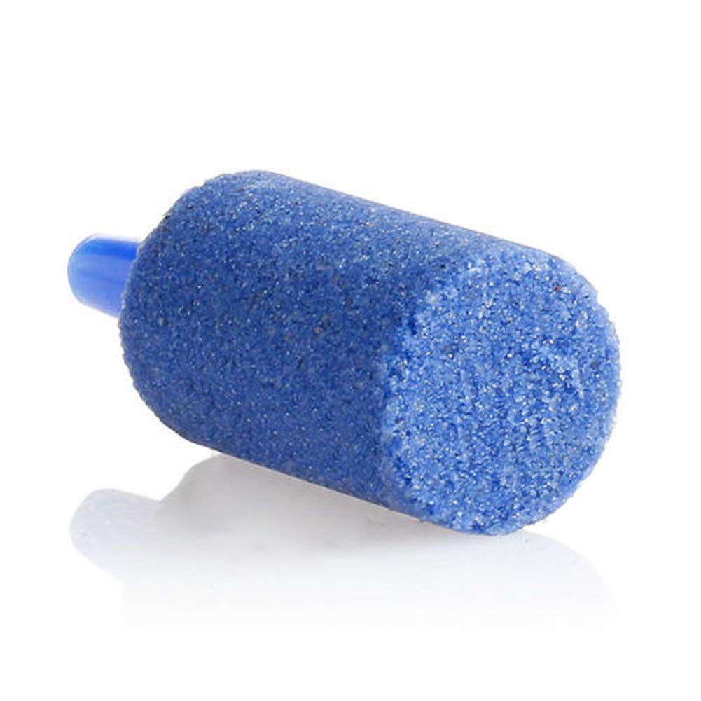12Pcs Blue Cylindrical Air Stone Bubble Diffuser for Aquarium Fish Tank Pump - Enhance Oxygenation for Healthy Fish & Plants | Perfect for Freshwater & Saltwater Tanks, Hydroponics, and Pond Aeration