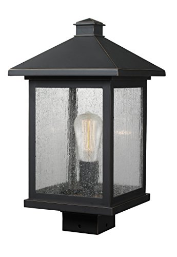 Portland - 1 Light Outdoor Post Mount Lantern in Coastal Style - 9.5