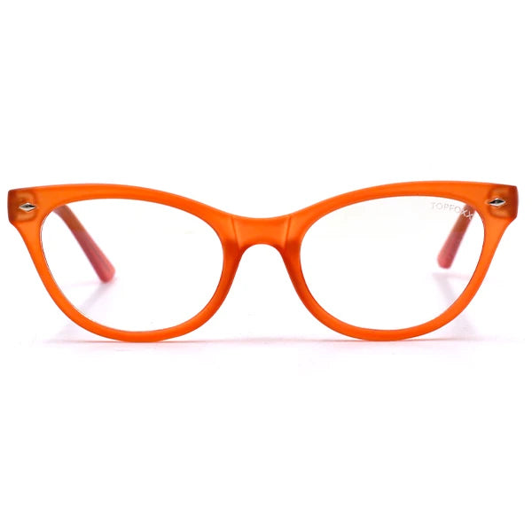 Stephanie Prescription Glasses - Burnt Orange Frames for Women - Stylish & Comfortable Eyewear for Reading, Work, and Everyday Use