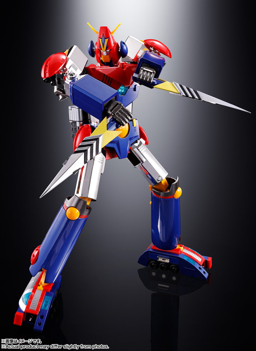 Bandai Soul of Chogokin GX 50SP Combattler V 50th Anniversary Edition - Limited Collectible Action Figure for Anime Fans & Model Enthusiasts - Perfect for Display, Gifting, and Nostalgic Collections