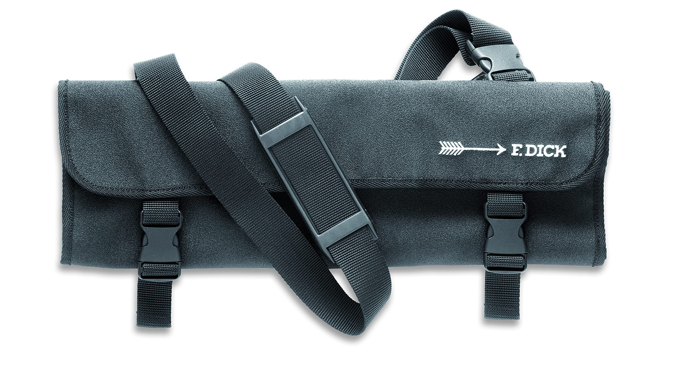 Dick Knives GD796 Black Tactical Roll Bag with Adjustable Strap - Perfect for Outdoor Camping, Hiking & Military Use