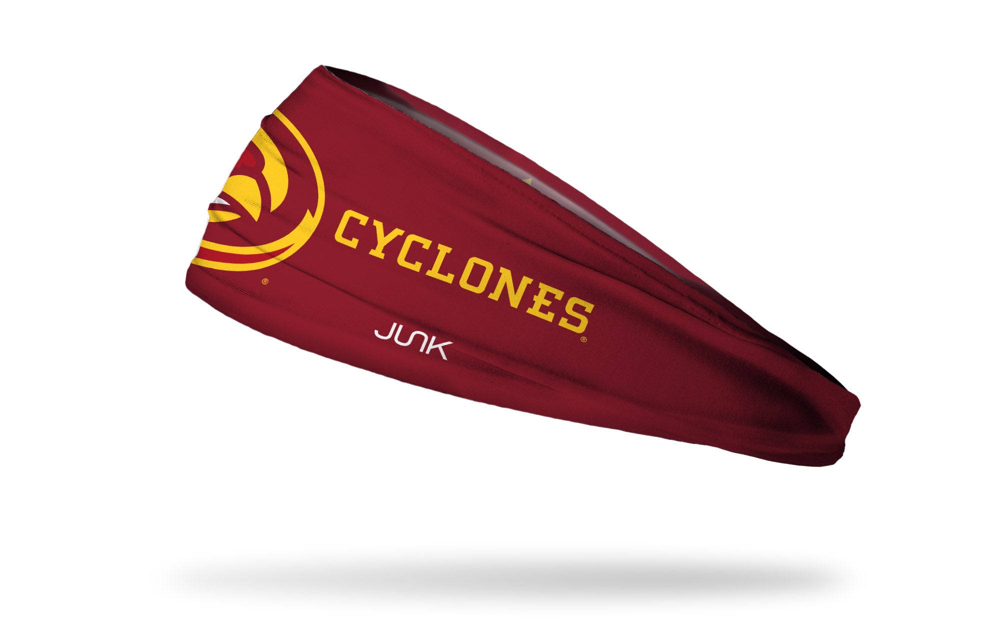 Iowa State University Oversized Logo Red Big Bang Lite Headband - Comfortable Adjustable Sports Headwear for Running, Workouts, and School Spirit