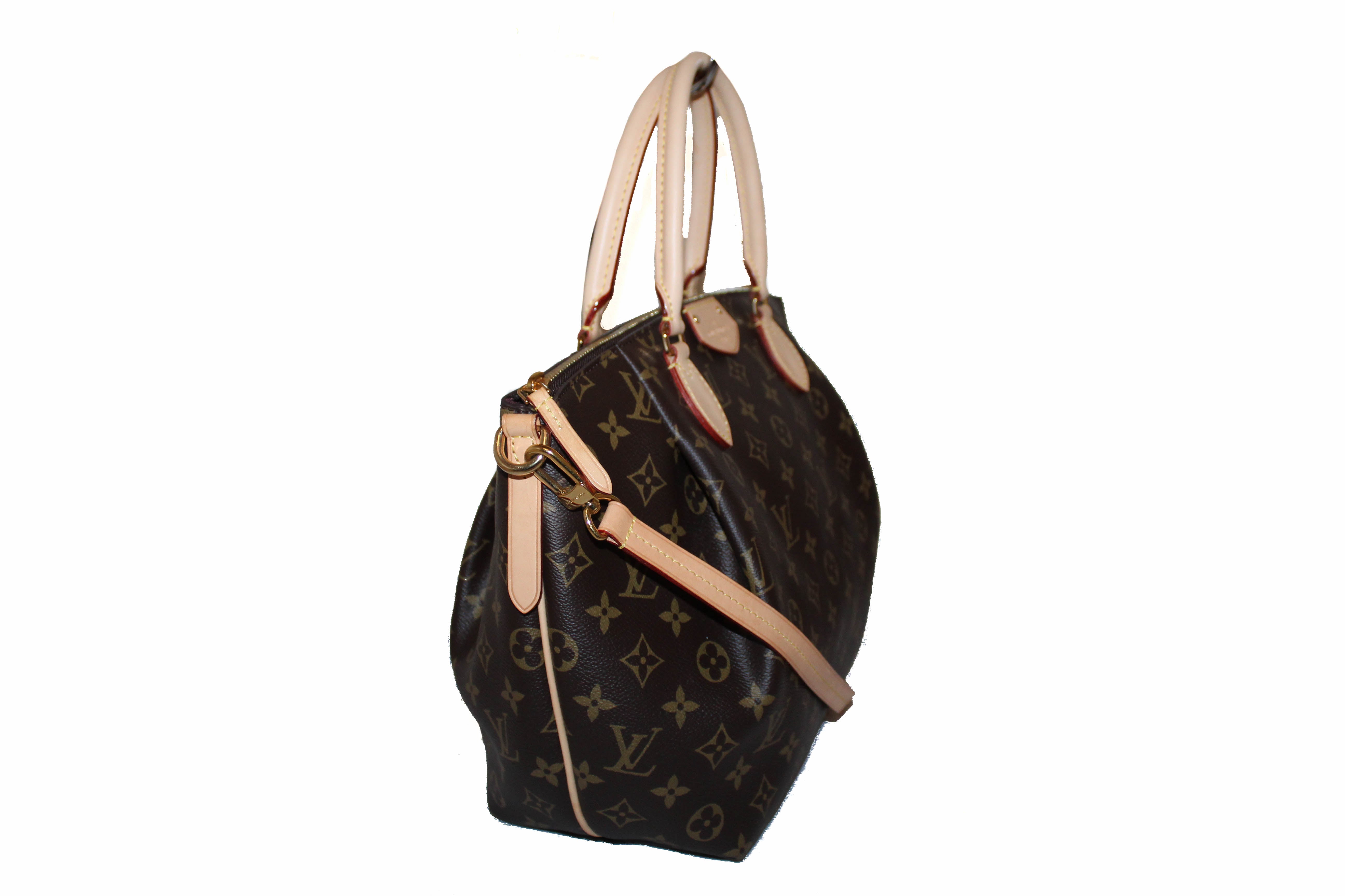 Authentic Louis Vuitton Classic Monogram Turenne MM Handbag Crossbody Bag for Women - Luxury Designer Purse for Work, Travel & Everyday Use