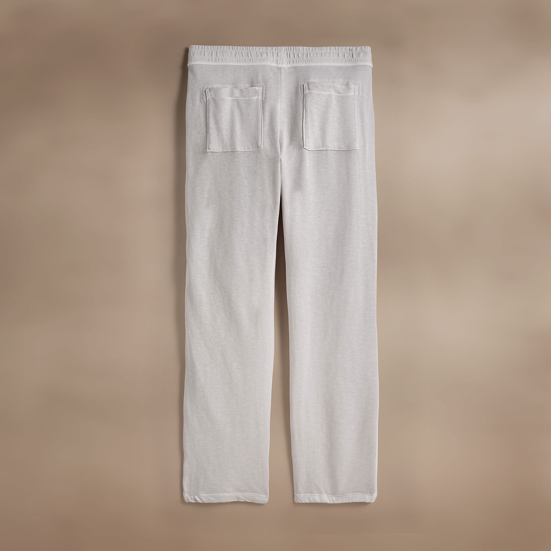 Vintage French Terry Sweatpants for Women - Light Mist Pigment Cotton Joggers with Elastic Waistband | Lounge, Yoga, Travel & Casual Wear