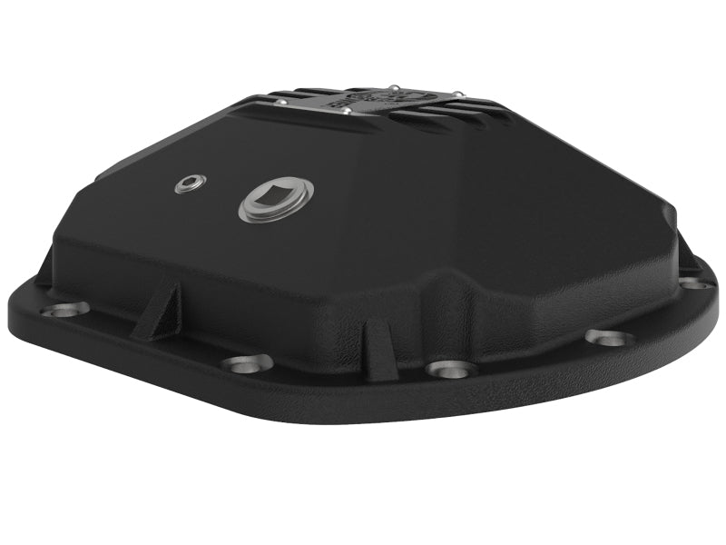 AFE Pro Series Front Differential Cover (Black w/Machined Fins) for Jeep Wrangler TJ & JK 1997-2018 - Dana 30 Compatible - Heavy Duty Off-Road Protection - Perfect for Rock Crawling & Trail Adventures