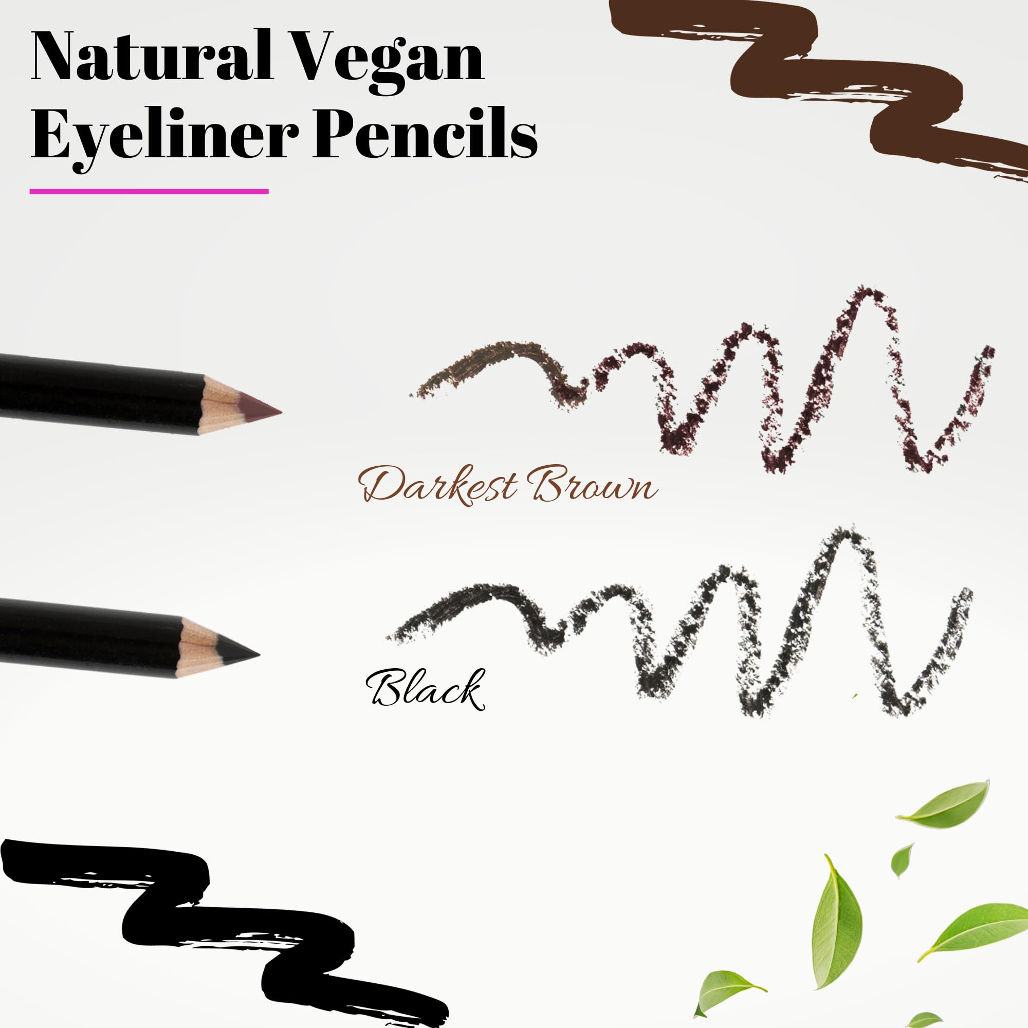 Fifth & Skin Better'n Ur Eyes Eyeliner Pencil - Black | Hypoallergenic, Gluten & Paraben Free | Cruelty-Free Makeup for Sensitive Eyes | Smooth Application | Perfect for Daily Wear & Special Occasions