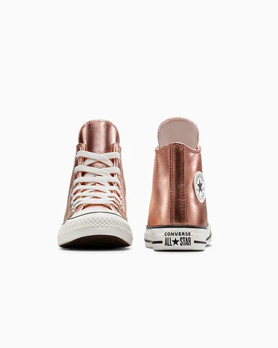 Converse Kids Chuck Taylor All Star Metallic Gold Sneakers - Stylish & Comfortable Casual Shoes for Boys & Girls - Perfect for School, Play & Everyday Wear