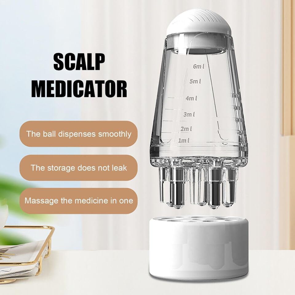 OLAFUR Scalp Applicator Comb – Hair Oil & Essential Oil Applicator for Scalp Treatment, Hair Growth & Hair Loss Prevention for Men & Women | Perfect for At-Home Hair Care, Scalp Massage & DIY Hair Treatments – Great for Dry Scalp, Dandruff & Healthy Hair Maintenance