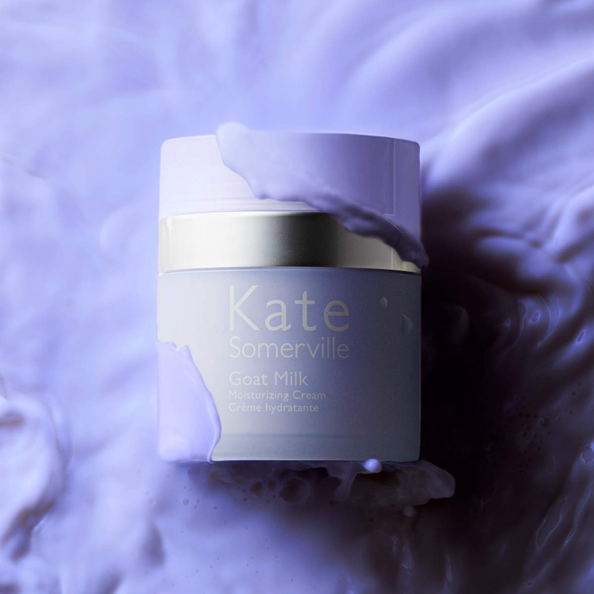 Kate Somerville Goat Milk Moisturizing Cream - Deeply Hydrating Daily Face Moisturizer for Sensitive Skin | Gentle Facial Lotion with Nourishing Goat Milk | Perfect for Dry Skin Care Routine, Day & Night Use, 1.7 Fl Oz