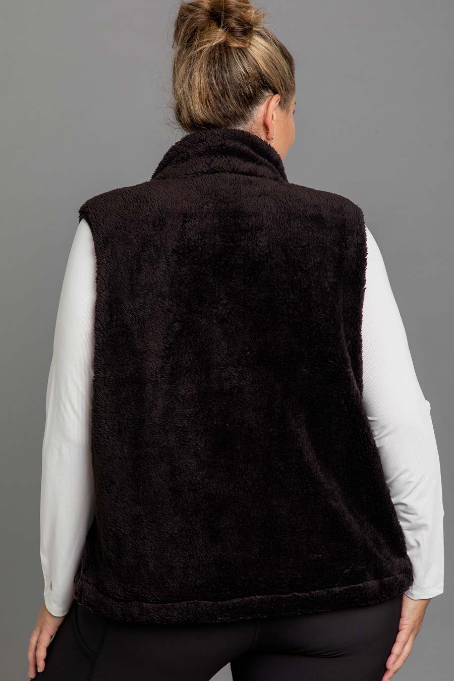 Tech Teddy Vest - Soft & Warm Fleece Vest for Men & Women - Cozy Winter Layering for Outdoor Activities & Casual Wear