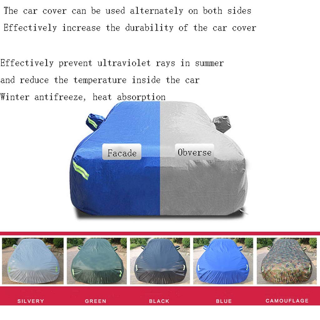 DUWEN Bentley Bentayga Car Cover - Waterproof, UV Protection, All-Weather Outdoor Full Cover for Sun, Rain, Dust & Scratch Protection (Black) - Perfect for Garage, Parking & Long-Term Vehicle Storage