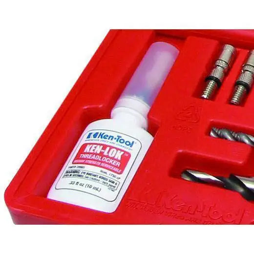 Ken Tool Ken Lok Threadlocker - High Strength Adhesive for Bolts & Nuts | Prevent Loosening & Corrosion | Ideal for Automotive, Machinery & DIY Projects