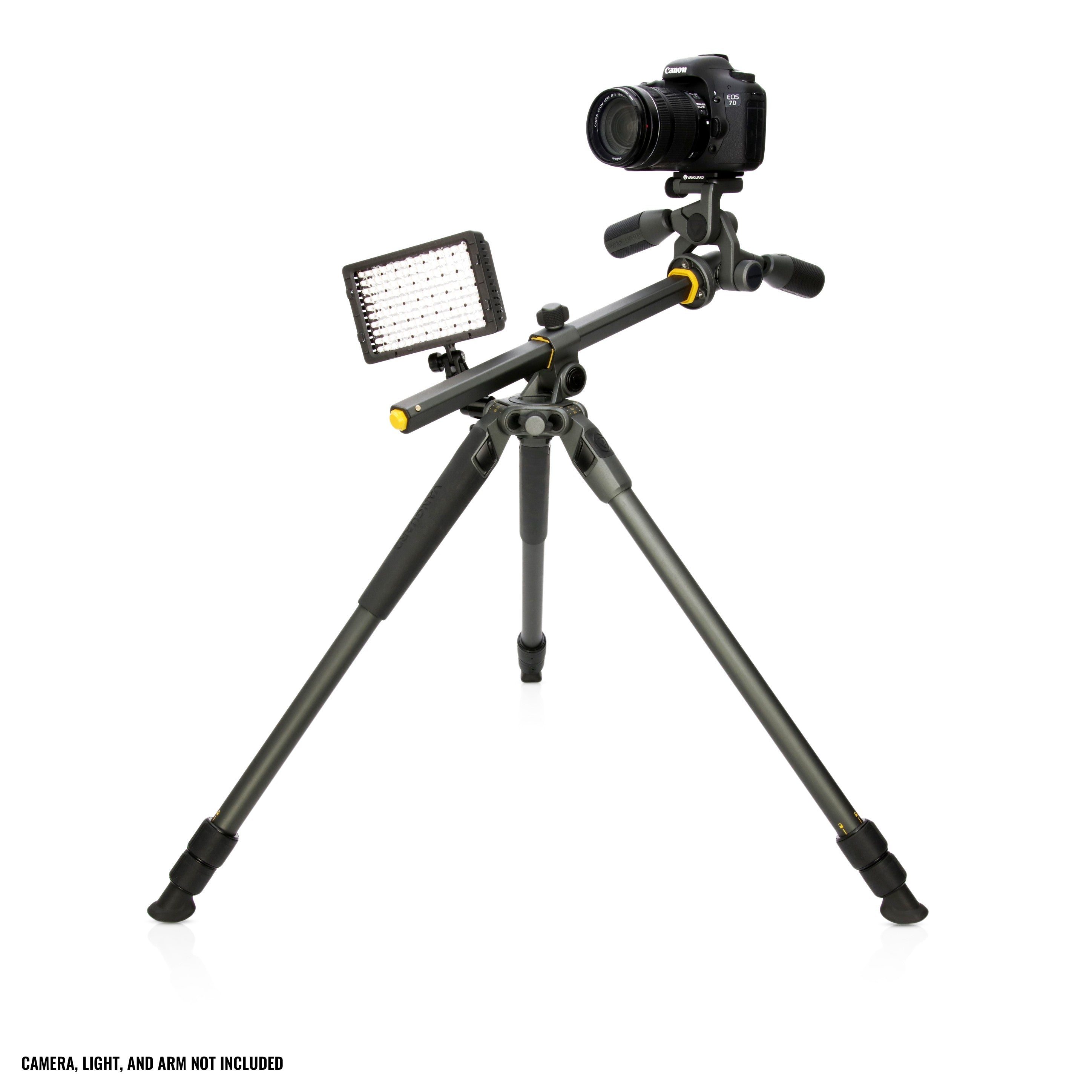 Alta Pro 2+ 263AP Aluminum Tripod with 3-Way Video Pan Head - Professional Camera Tripod for Overhead Shooting, Vlogging, Photography & Video Production