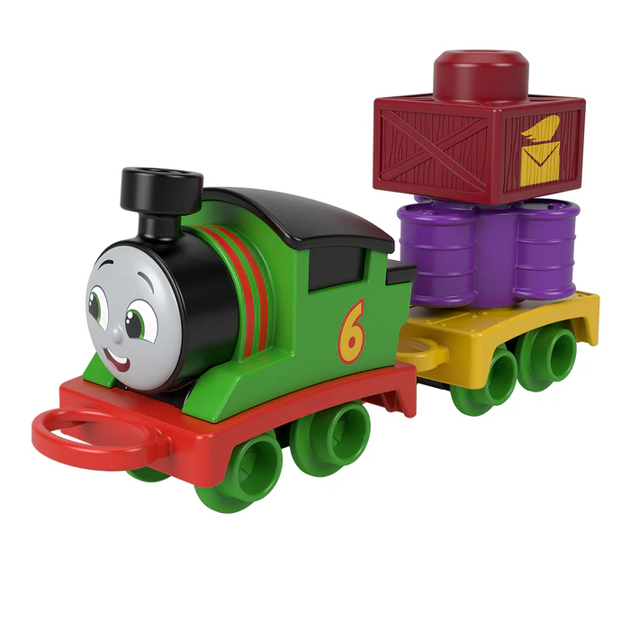 Thomas & Friends HXP51 Percy My First Push Along Engine Toy - Perfect for Toddlers' Early Learning & Imaginative Play