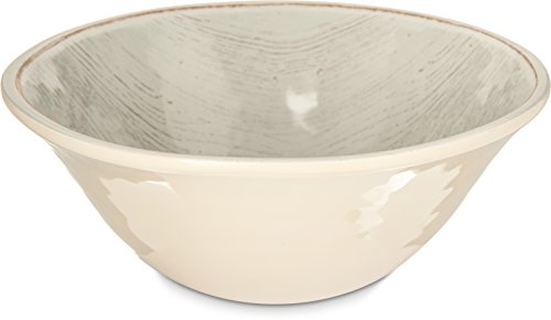 Carlisle 6401306 12-Pack Buff Melamine Ice Cream Bowls – Durable, Shatterproof & Dishwasher Safe – Perfect for Ice Cream Parlors, Parties, Restaurants & Home Use