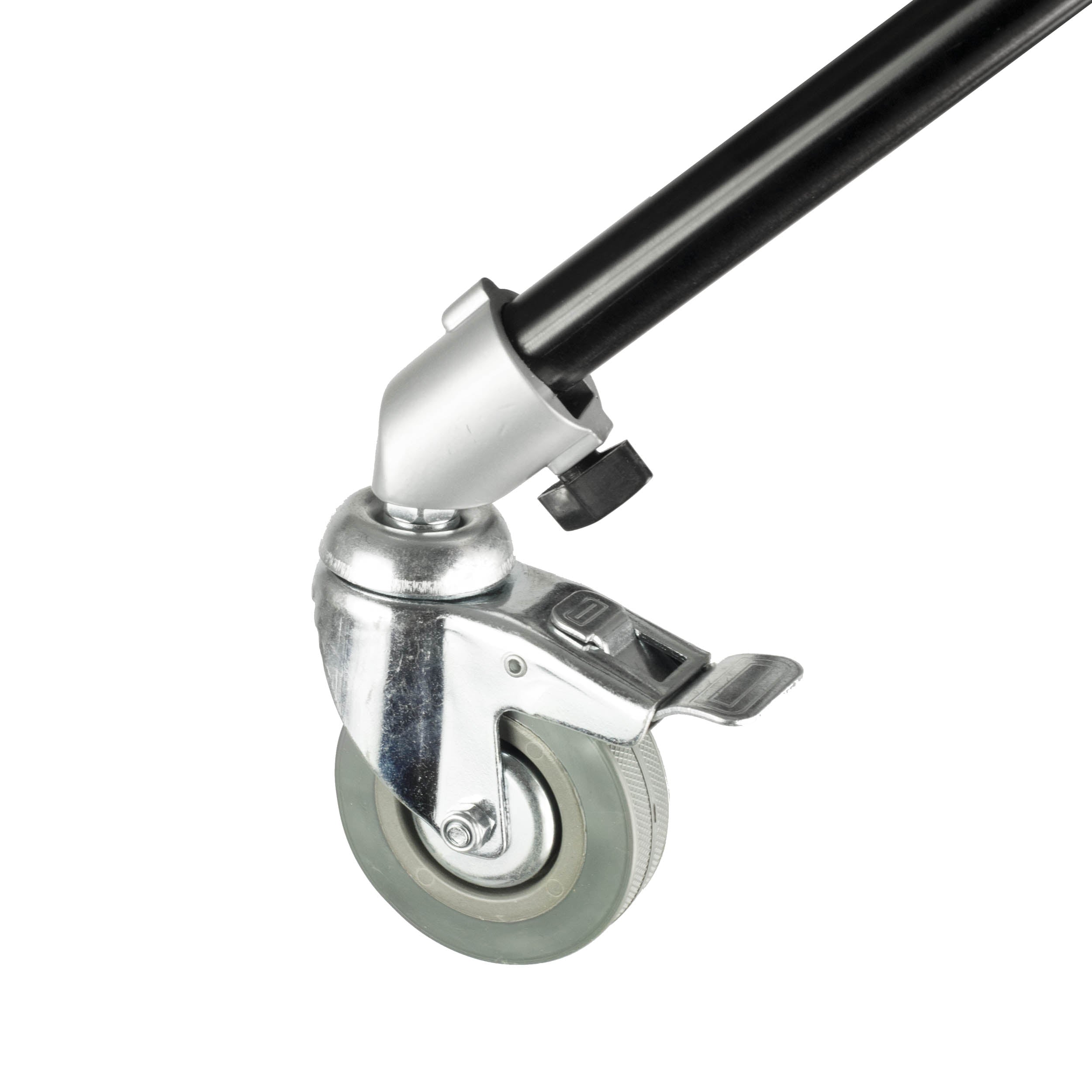 3-Pack 75mm Light Stand Swivel Caster Wheels with Brakes (22mm Fitting) - Heavy Duty Studio Equipment for Photography & Video Production