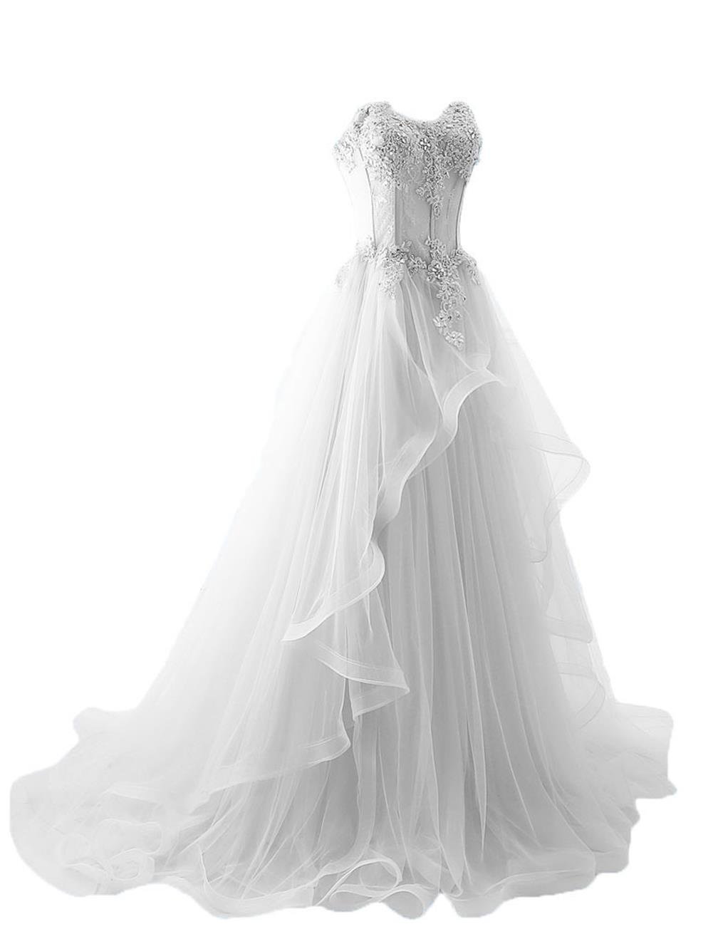 Elegant Women's Sheer Waist Fishbone Symmetrical Peplum Long Prom Dress - Perfect for Evening Gala, Formal Events & Special Occasions