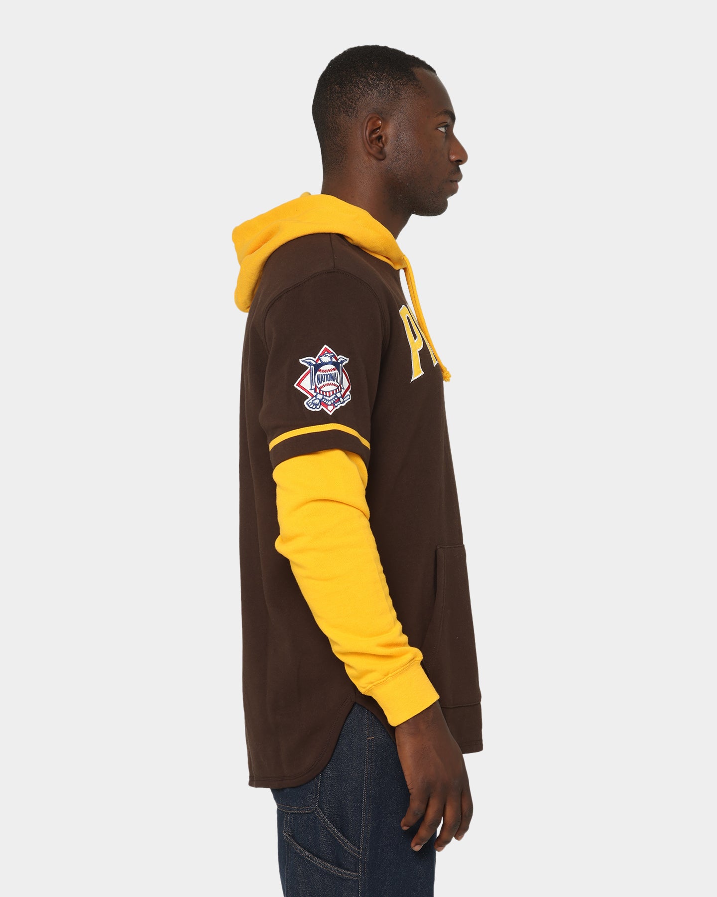 47 Brand San Diego Padres Shortstop Hoodie Brown - Comfortable MLB Baseball Fan Hooded Sweatshirt for Men & Women - Perfect for Game Day, Casual Wear & Outdoor Activities