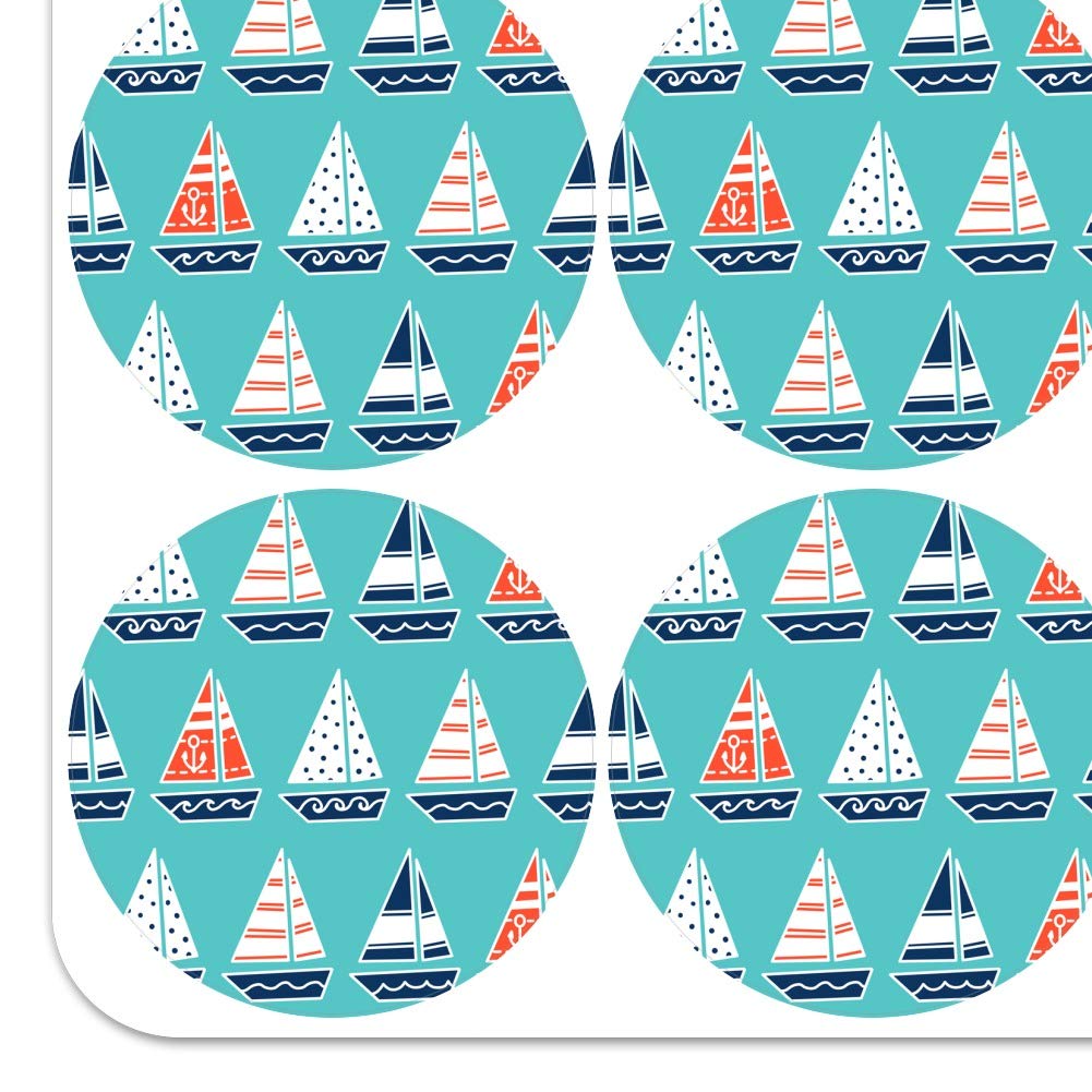 Cute Sailboat Pattern Planner Stickers - Scrapbooking, Bullet Journal, DIY Craft Decoration - Perfect for Calendars, Planners, and Scrapbooks