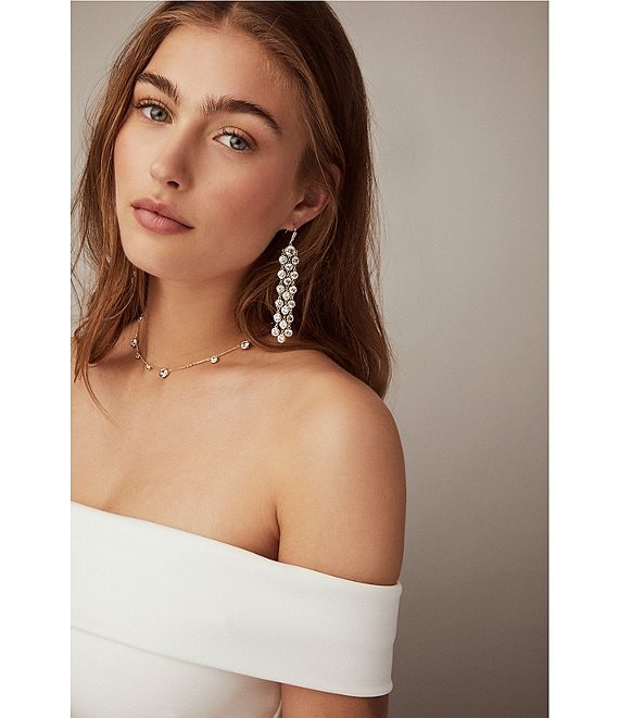 Elegant Silver Clementine Choker Necklace for Women - Perfect for Parties, Date Nights & Special Occasions