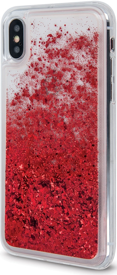 Apple iPhone 11 Case - Sparkle Liquid Glitter Protective Cover (Red) - Slim Fit Shockproof Phone Case for Everyday Use & Special Occasions