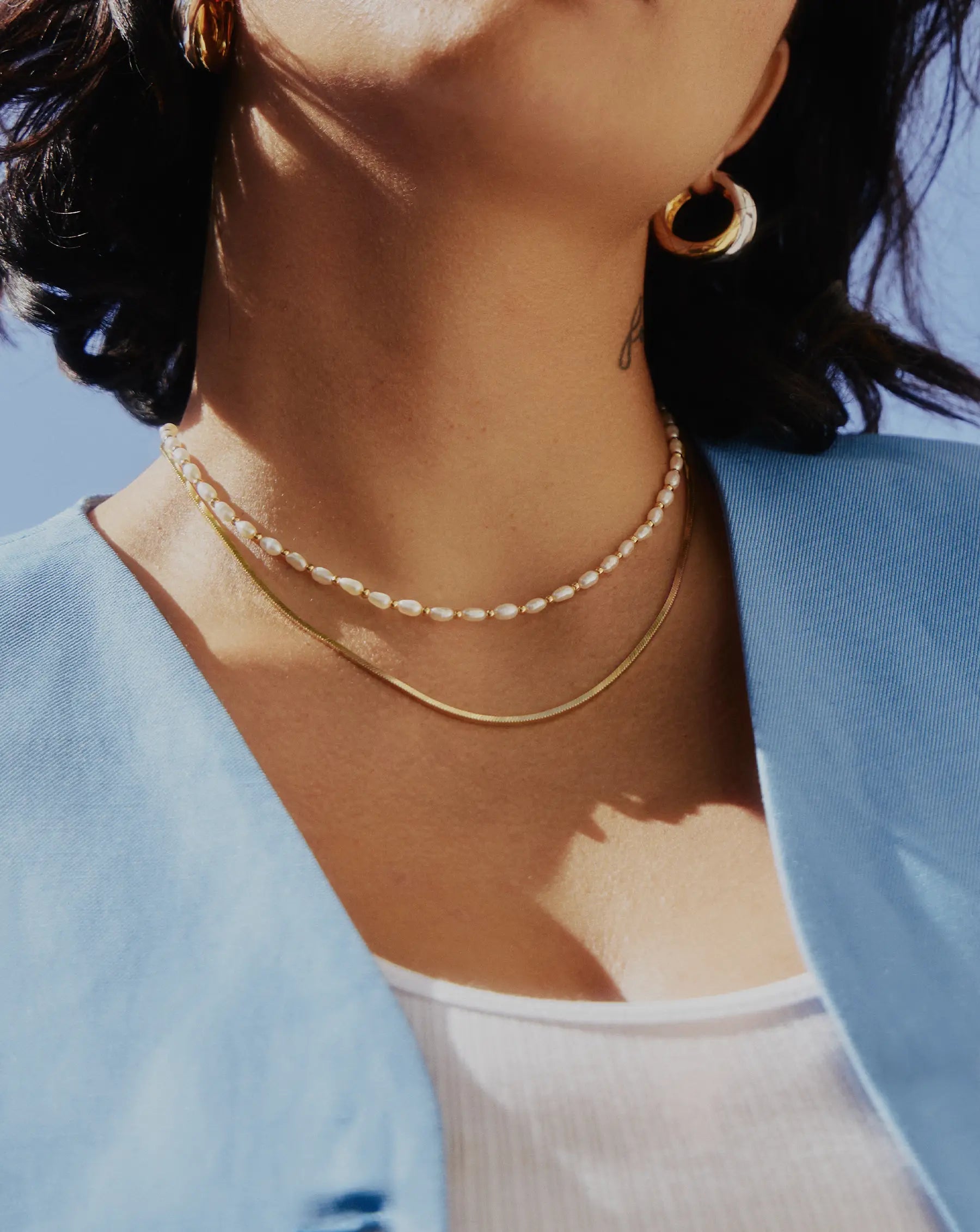 Elegant Seed Pearl Beaded Choker Necklace - Vintage Pearl Jewelry for Women - Perfect for Weddings, Parties & Special Occasions