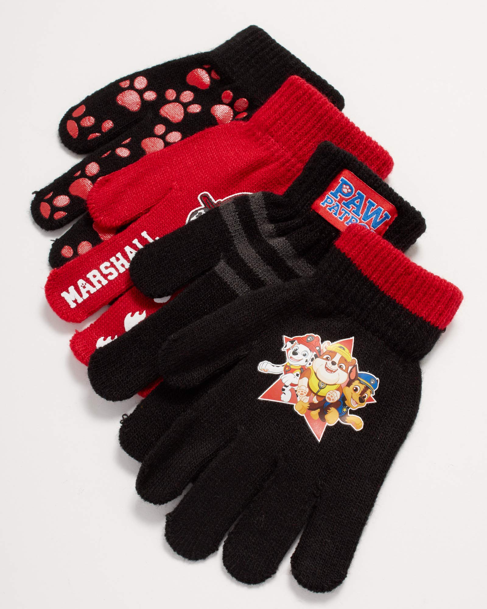 Paw Patrol & Blaze Boys Mittens Set - 4 Pack for Toddlers - Winter Play & Outdoor Fun