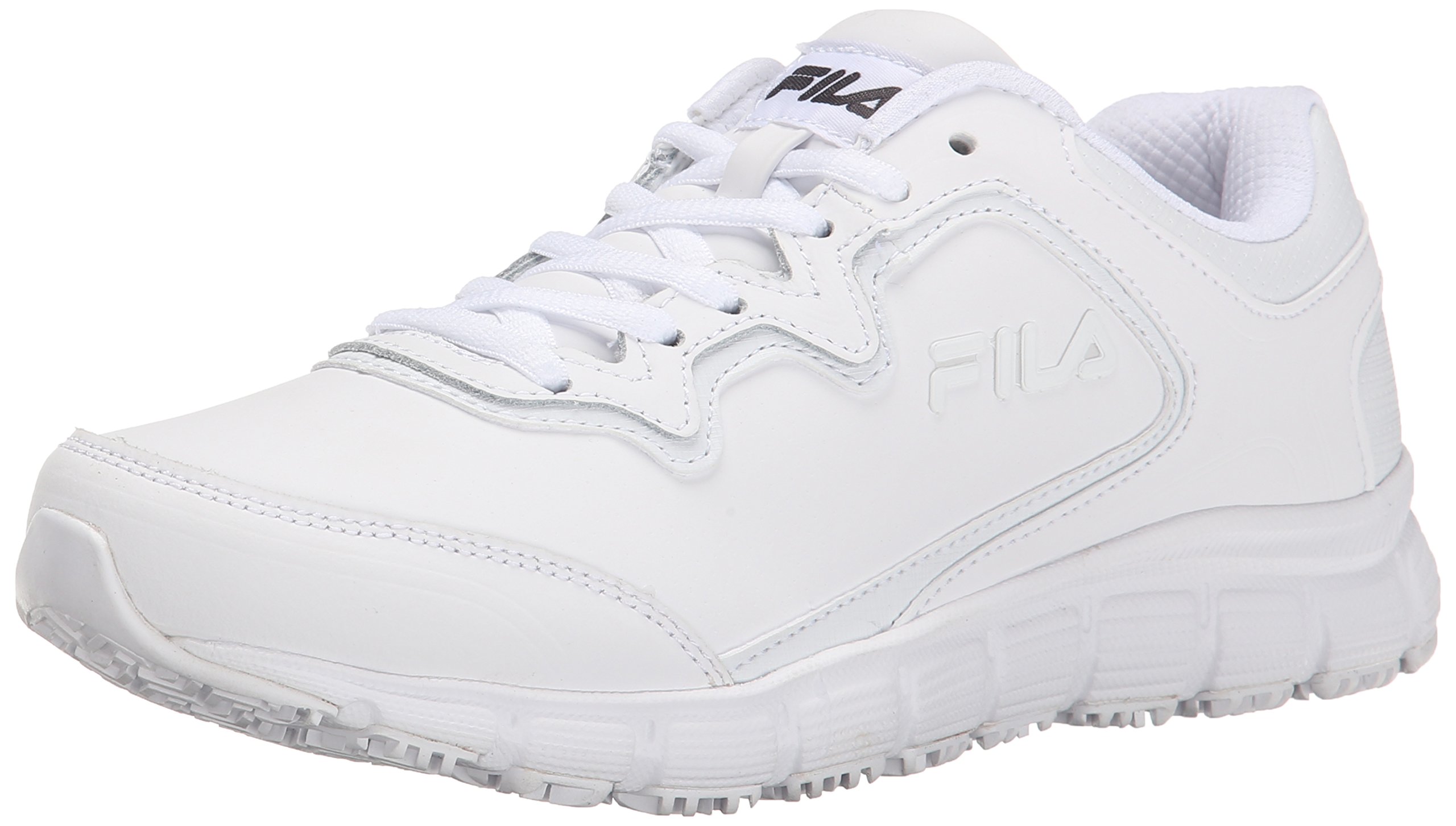 Fila Women's Memory Fresh Start Slip Resistant Work Shoes - Comfortable Non-Slip Nursing Shoes for Healthcare Workers & Restaurant Staff