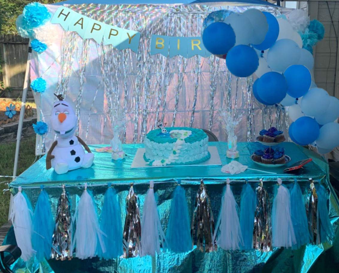 Blue Birthday Party Decorations - Balloons, Banners & Supplies for Kids & Adults - Perfect for Indoor & Outdoor Celebrations